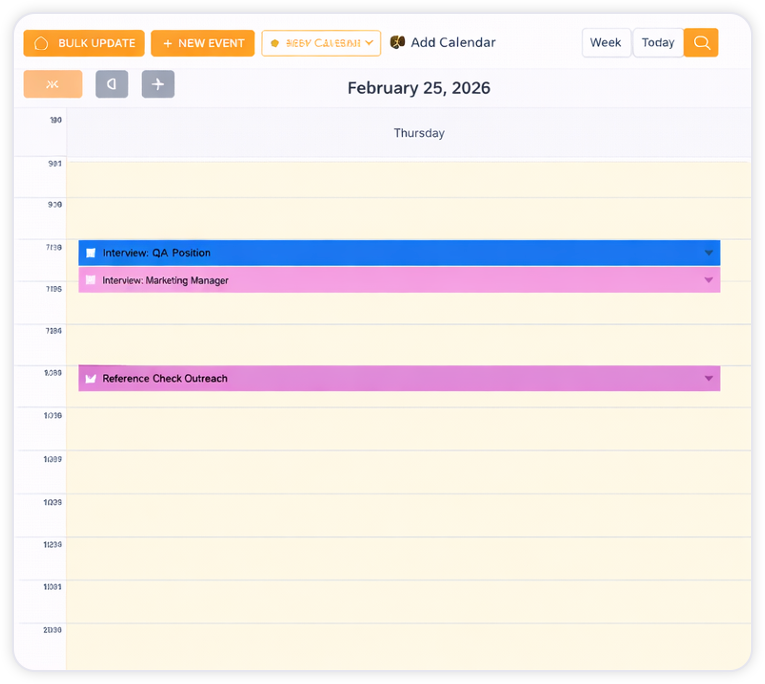 Calendar Customization interface in ATS Mako