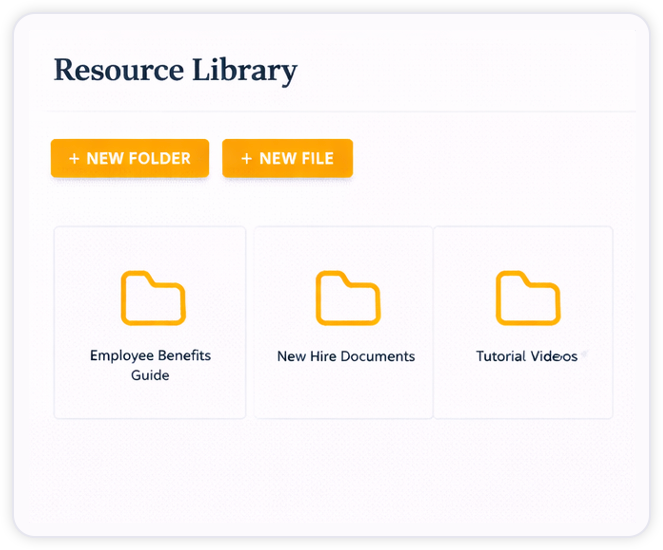 Resource Library interface in ATS Mako